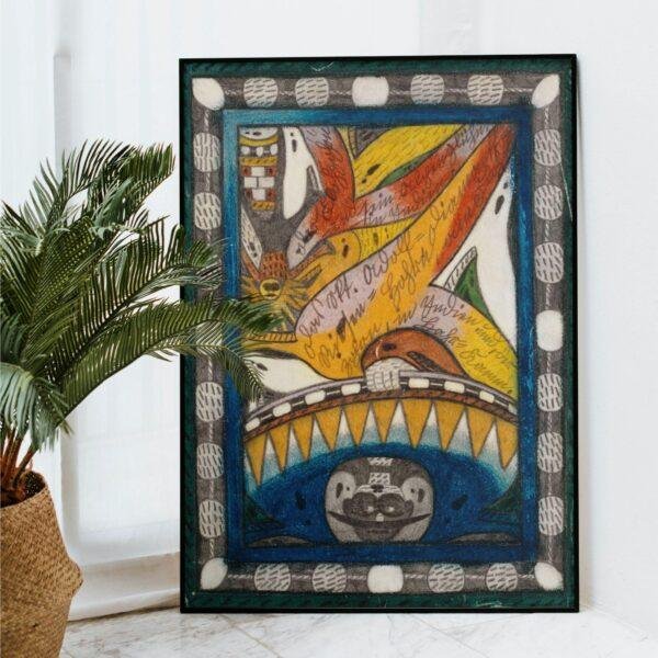 Adolf Wölfli - Printable Wall Art, Swiss Artist, Digital Download