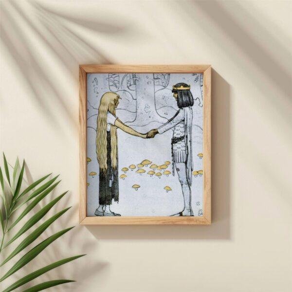 John Bauer - Printable Wall Art, Swedish Artist, Ancient Mythology, Digital Download