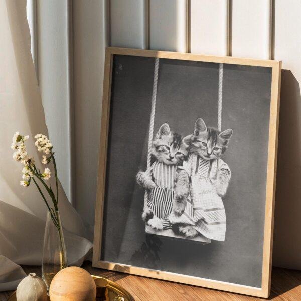 Harry Whittier Frees - Printable Wall Art, Cat Portraits, Kitten Photos, Digital Download