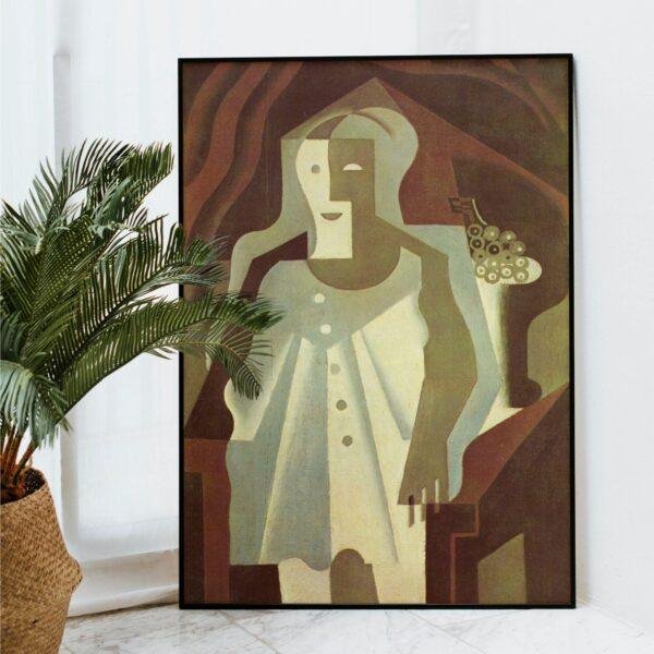 Juan Gris - Printable Wall Art, Spanish Artist, Cubist Paintings, Digital Download