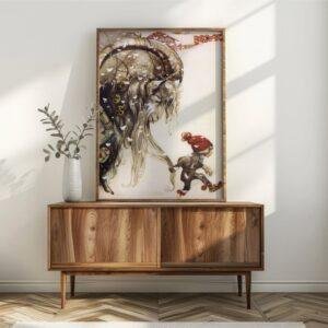 John Bauer - Printable Wall Art, Swedish Artist, Ancient Mythology, Digital Download
