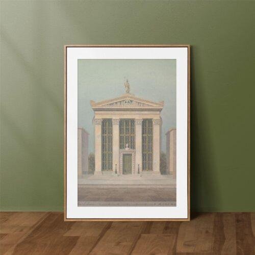 il_fullxfull.7906122067_cisi.jpg Alexander Jackson Davis - Printable Wall Art, American Architect, Gothic Revival, Digital Download