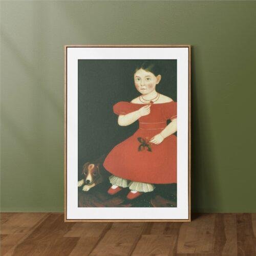 Ammi Phillips – Printable Wall Art,  Portrait Painter, Americana Decor, Digital Download